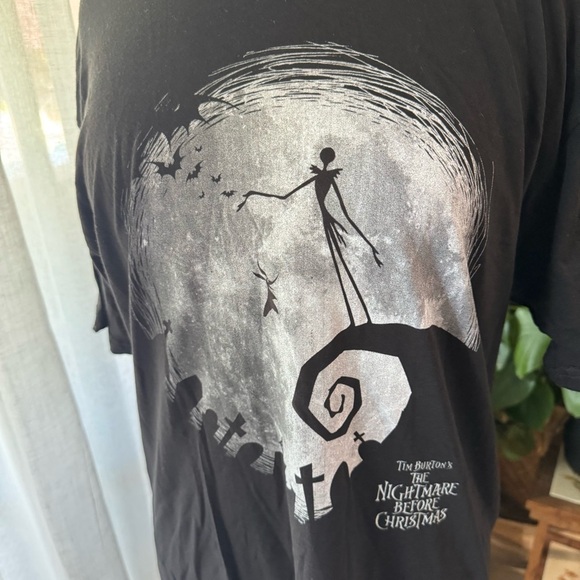 Black Nightmare Before Christmas T-Shirt Jack - Picture 2 of 3